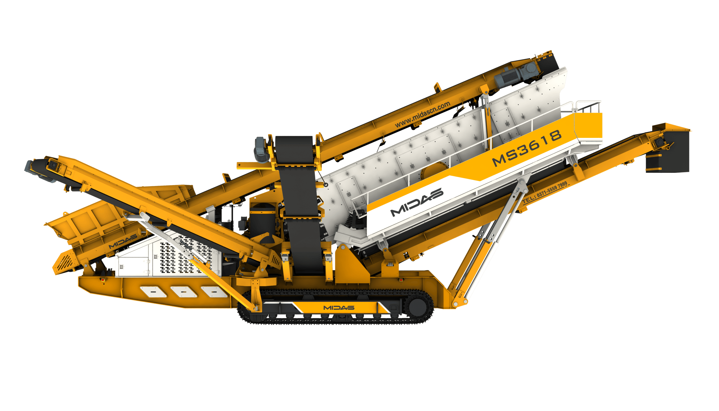MS3618 Mobile screening Plant