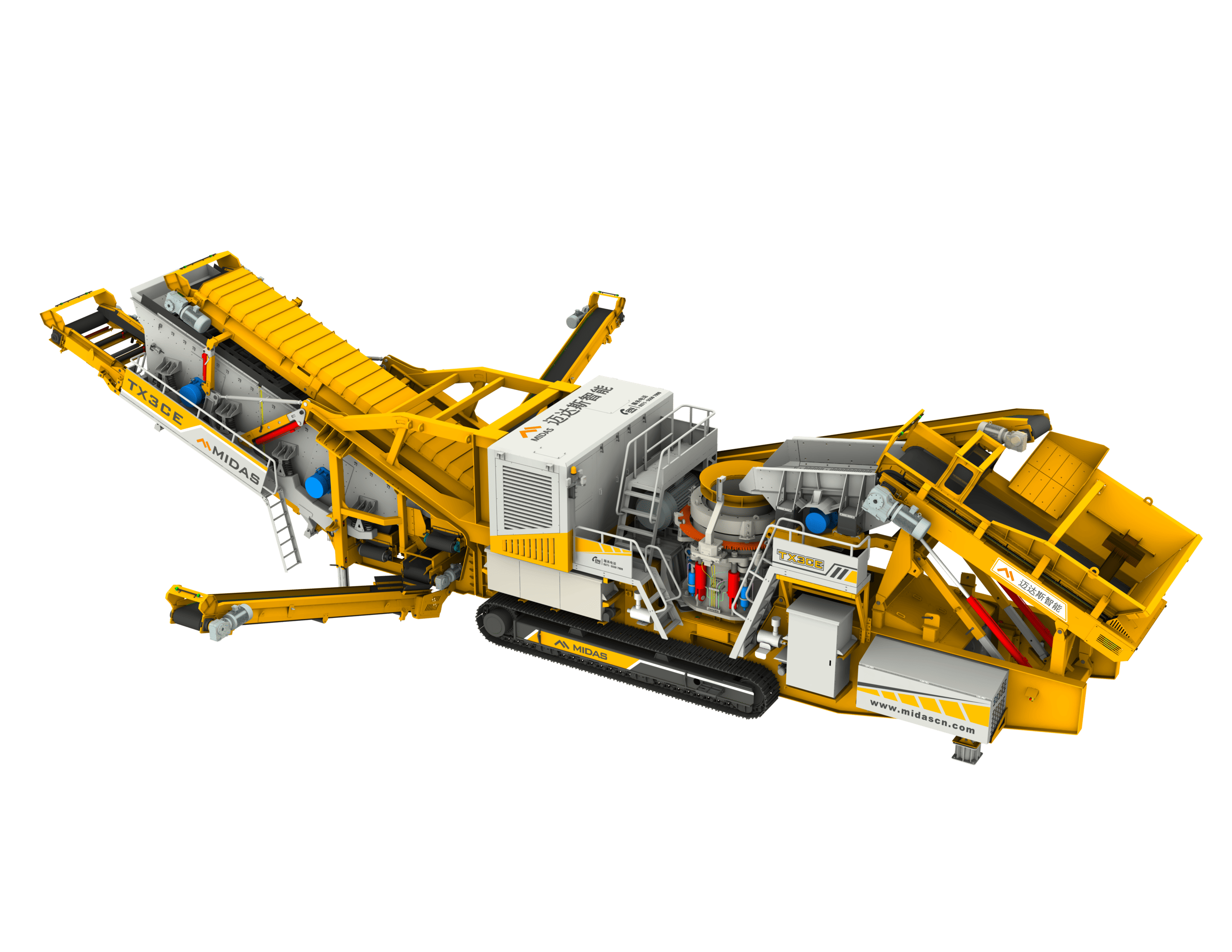 Cone Crushing & Screening Plant TX3CE