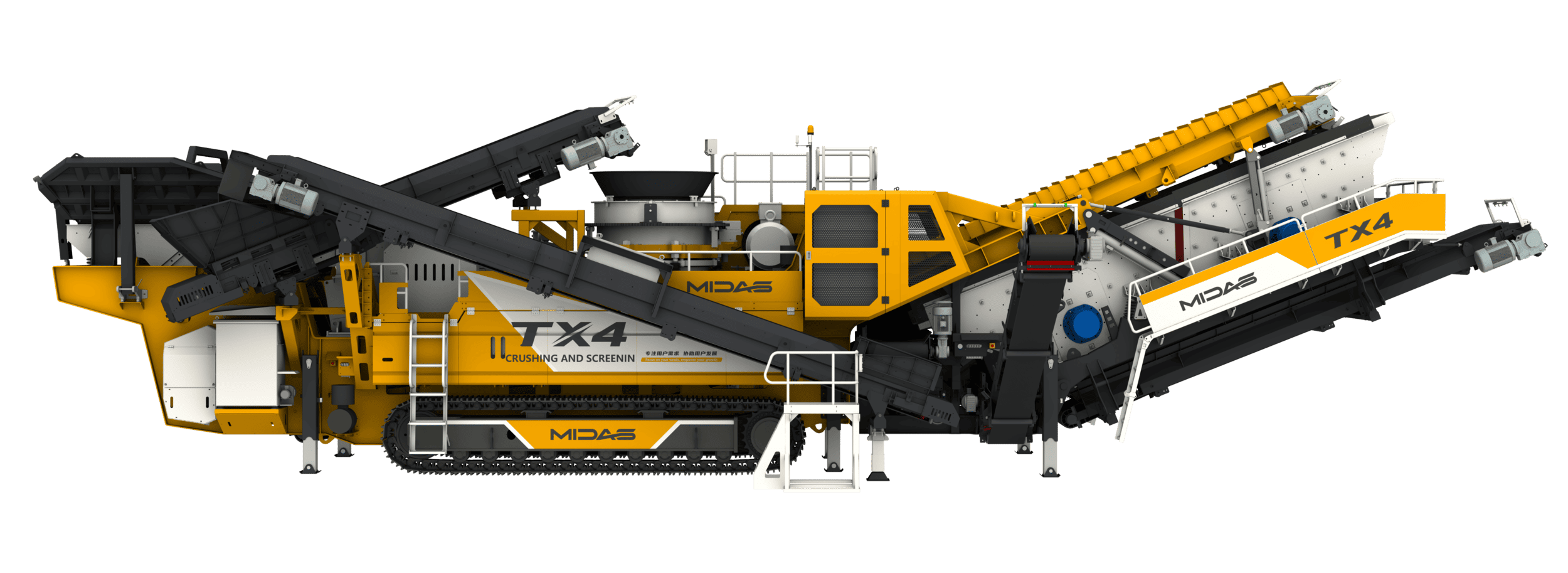Tracked Mobile Crushing & Screening plant