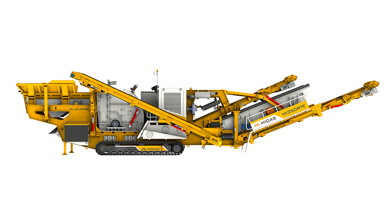 Crawler mobile crushing station