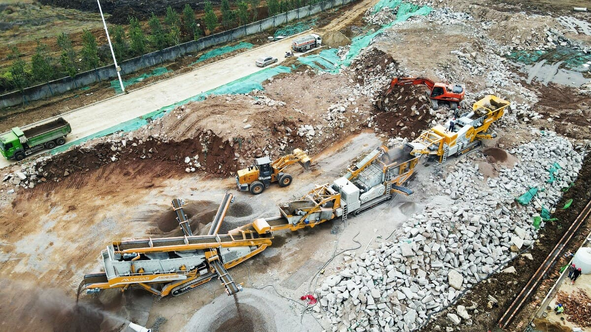 Impact Crusher for Soft Rock An impact crusher efficiently processing limestone at a quarry.