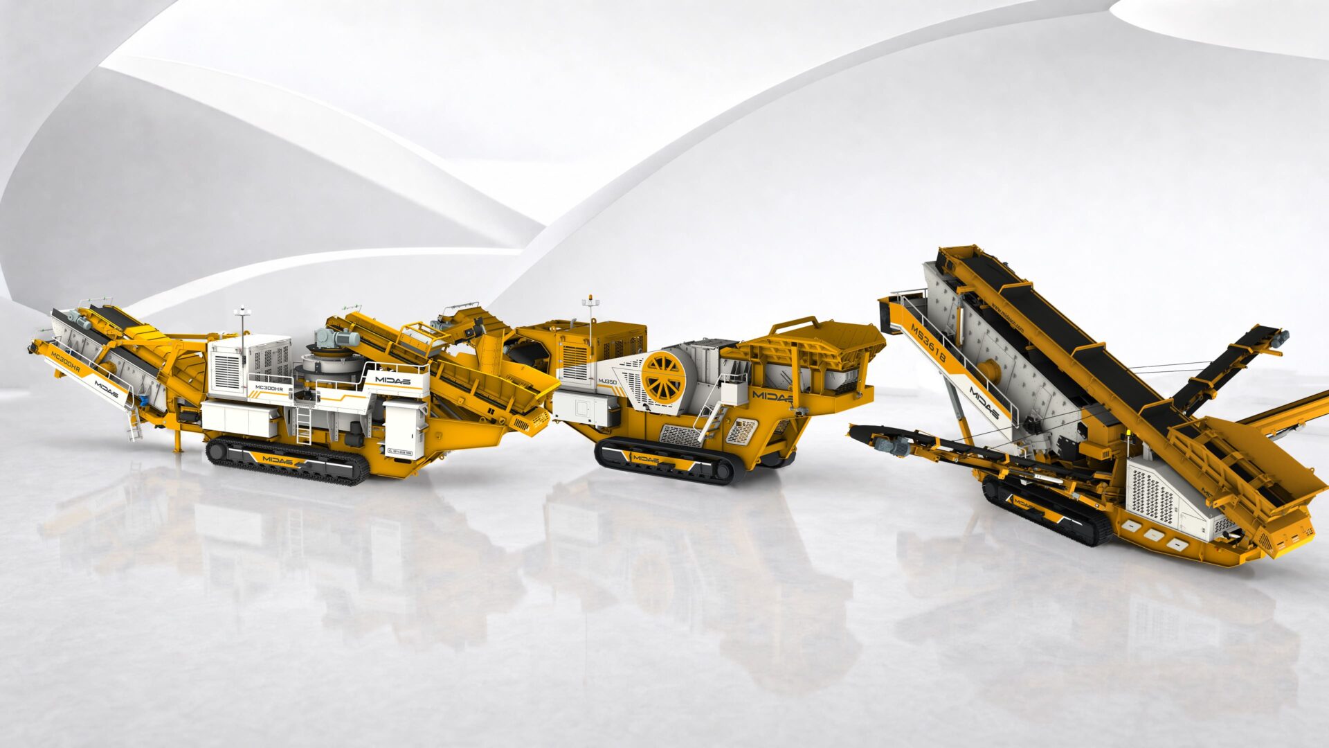 Advanced screening machinery - MIDAS TX4 mobile crusher with innovative technology